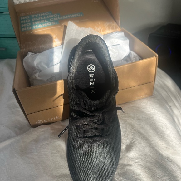 Kizik Women's Black Slip-On Athletic Shoes - Picture 7 of 10